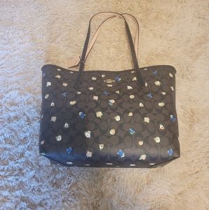 Vintage Rose Coach Purse